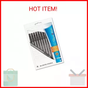 Paper Mate Write Bros Ballpoint Pens, Medium Point (1.0mm), Black, 10 Count - Picture 1 of 2