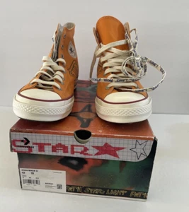 T-shirt Converse Chuck 70 Hi Come arancione 'Star Light Path' taglia M 13/W 15 - Foto 1 di 15