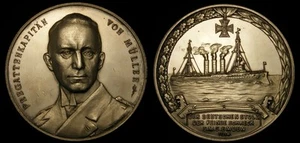 GERMANY - Imperial 1914-18 SMS EMDEN. 'Von Muller Medal'. prooflike UNC. Scarce. - Picture 1 of 1