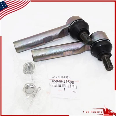 2PCS 45046-39505 FITS FOR TOYOTA 03-09 RUNNER FJ CRUISER GX470 TIE ROD END SET  Foto 1 de 4
