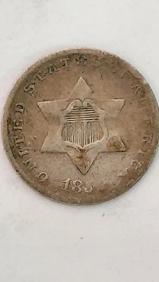1852 United States 3 Cent Silver - Image 1 of 2