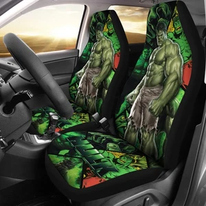 Fundas de asiento de coche Hulk Marvel Superhéroe Verde Smash Auto Interior Accesorios Regalo - Imagen 1 de 1