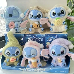 Miniso Stitch Eat Something Before Sleep Disney Vinyl Plüschtier Blindbox Neu - Bild 1 von 3