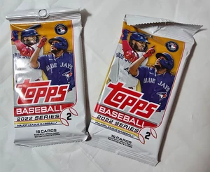 2 Packs New 2022 Topps Baseball Cards 16 card pack Series 2 Unopened - Picture 1 of 2
