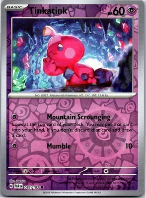 Tinkatink - 082/182 - SV04: Paradox Rift Reverse Holo - Image 1 of 2