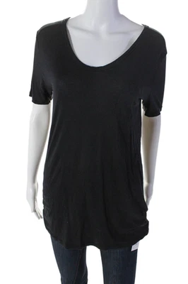 Alexander Wang Mujer Cuello Redondo Manga Corta Camiseta Básica Negra Talla M Foto 1 de 4
