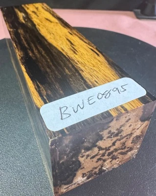Black and White Ebony  Wood turning  blank, knife scales,wood turning,#BWE0895 - Image 1 of 4