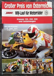 Salzburgring 1991 Rennprogramm Großer Preis Österreich WM-Lauf Motorräder - Bild 1 von 1