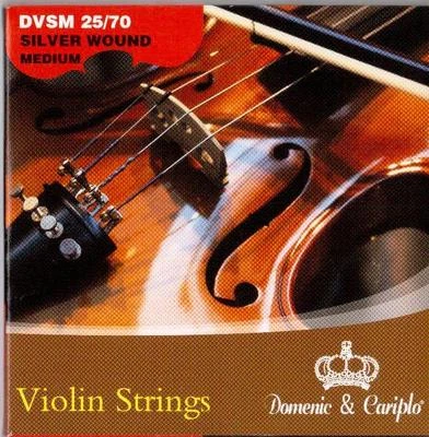 VIOLIN STRINGS,1 Set of New 4/4 size, Silver Wound, Ball End Steel, FREE POSTAGE - Image 1 of 2