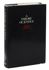 JOHN RAWLS ~ A Theory of Justice ~ First British Edition 1972 ~ 1st Printing