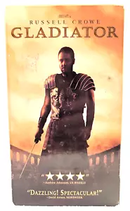 Gladiator (2000) Vintage VHS Historical Action Adventure Starring Russell Crowe - Picture 1 of 3