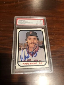 1981 Wade Boggs TCMA Autograph - Picture 1 of 8