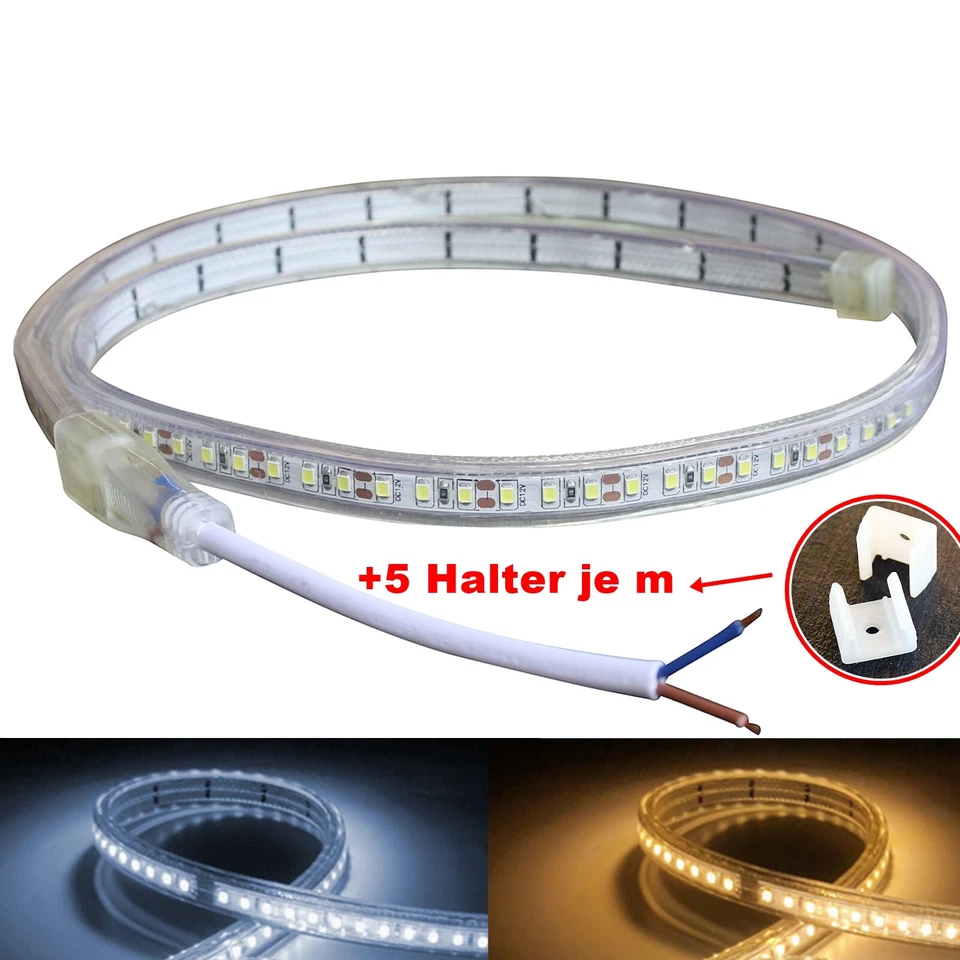 12V LED Strisce Impermeabile IP68 Luminose Bianco Caldo Acquario Piscina Trafo - Immagine 1 di 1