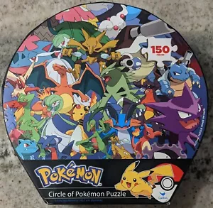 Pokemon Circle of Pokemon Puzzle 18" Diameter 150 pieces Complete - Picture 1 of 3