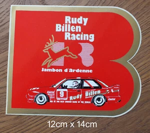 Adesivo Sticker Rudy Billen Racing Harald Grohs BMW M3 E30 Motorsport DTM 1988 - Foto 1 di 1
