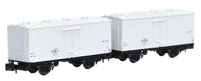 Z Scale Tenshodo JNR Re-12000 Refrigerated Car #12750 & #12811 NIB 6.5mm Gauge - Image 1 of 4