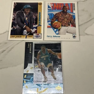 1991-92 SkyBox Rookie Card Larry Johnson RC Plus UD CC RC, Silver SE UD - Picture 1 of 5