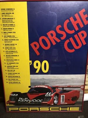 AWESOME FACTORY  Porsche poster Porsche  Cup 90 VIC SKIRMANTS PORSCHE - Image 1 of 3