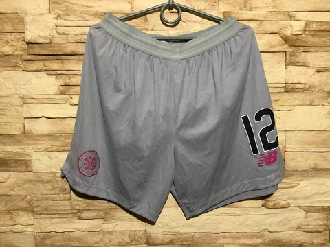 CELTIC 2019 2020 FOOTBALL SOCCER SHORTS NEW BALANCE #12 Sz M Cover