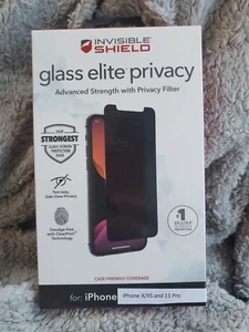 Invisible Shield Hybrid Glass Elite Side View Privacy iPhone 11 Pro / XS / X - Photo 1 sur 2