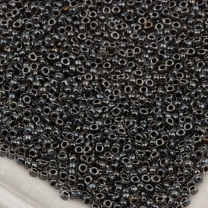 Cuentas de semillas Toho 15/0 cristal forrado negro 10 g #344 10647229 - Imagen 1 de 1