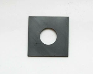 Speed Graphic 2x3 Copal #0 34.6mm Hole Lens Board 83.4x83.4mm Square - Picture 1 of 3