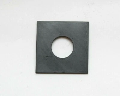 Speed Graphic 2x3 Copal #0 34.6mm Hole Lens Board 83.4x83.4mm Square - Image 1 of 3