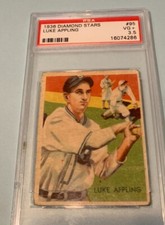 OUTSTANDING VALUE 1936 Diamond Stars Luke Appling #95 White Sox HOF PSA VG+ 3.5