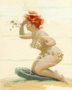  Vintage Pin Up Hilda 11 x 14"  Photo Print - Picture 1 of 1