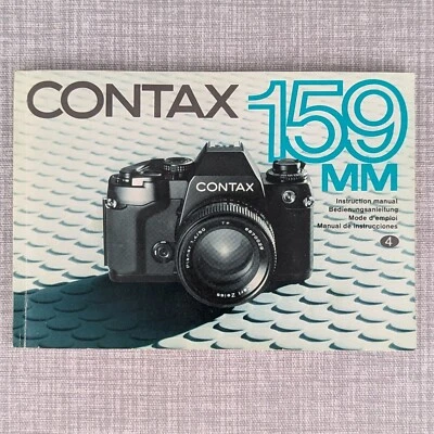 Contax 159mm Camera Instruction Manual - Image 1 of 4