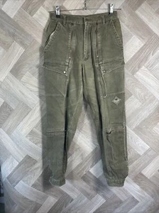 Pepe JEANS Herren CARGO HOSE 29 Baggy Hip Beige Multipocket Y2K Skater - Bild 1 von 12