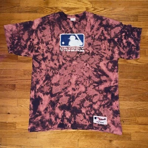 Detroit Tigers MLB Shirt XXL Custom Bleach Dyed Majestic Authentic Collection - Picture 1 of 10