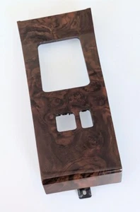 SCHALTKONSOLE WURZELHOLZ HOLZ MERCEDES  W124 RESTAURIERT IM AUSTAUSCH NR. 10 - Picture 1 of 4