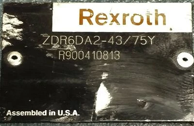 Válvula de alivio Rexroth ZDR6DA2-43-75Y Foto 1 de 4