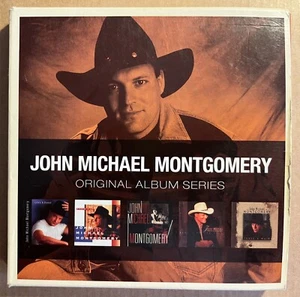 JOHN MICHAEL MONTGOMERY - Álbum Original Serie 5 x Juego de CD 2010 Warner ¡Excelente Estado! - Imagen 1 de 2
