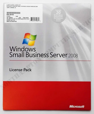 Windows SBS 2008 Premium 20 User CALS OEM Small Business Server 6VA-00104 - VAT - Image 1 of 2
