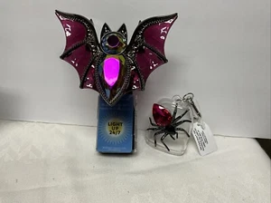 Bath & Body Works Bejeweled Bat Wallflowers luce notturna spina e gioiello ragno nuovo - Foto 1 di 6
