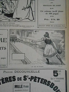 Karikatur 1903 - Ein Spiel in Russland ( Bowling ) - Bild 1 von 1
