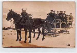 Schweiz - LUZERN - In Luzern internierte deutsche Soldaten - Karte beschädigte s - Picture 1 of 2