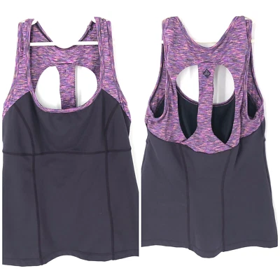 Camiseta sin mangas Prana Breathe Marla para mujer XS espalda deportiva púrpura entrenamiento yoga aire libre  Foto 1 de 4