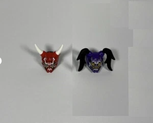 LEGO® Ninjago™ - 2 Stück Oni Masken - ROT / LILA aus dem Set 70643 - Bild 1 von 1