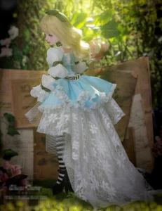 New clothes Hair shoes For 1/4 BJD Doll Alice 爱丽丝 A - Picture 1 of 8