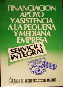 Original Poster Spanien Madrid Sparkassen Cajas Ahorros Umfassender Service - Bild 1 von 1