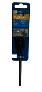 CENTURY 1" Lazer Spade Bit fits 1/4" Quick Change Chucks 36464 Rakur Spur Design - Picture 1 of 2