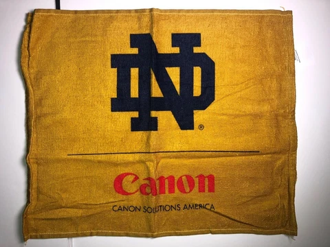 Notre Dame Fighting Irish Football Rally Towel Notre Dame Stadium Giveaway Cover