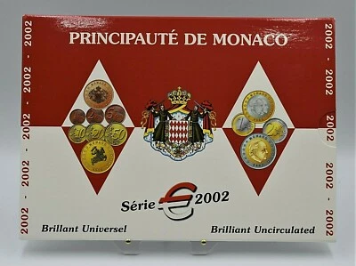 Monaco 2002 -  BU Euro Coinset  - Image 1 of 4