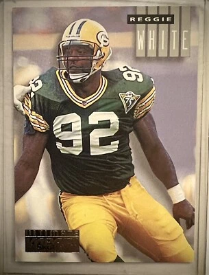1994 Skybox Ultimate Impact Reggie White #U-11 HUGE STAT ERROR!!!! - Image 1 of 3