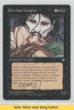 1995 Magic: The Gathering - Ice Age Krovikan Vampire READ 00eu