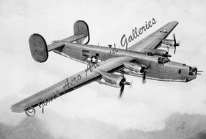 B-24 Liberator "Liberator" Giclee & Iris Art Prints by Willie Jones Jr. - Picture 1 of 2
