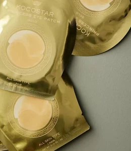 3 x Kocostar Princess Gold Eye Patches (1 Pair) New & Sealed RRP £4.95 each - Picture 1 of 8